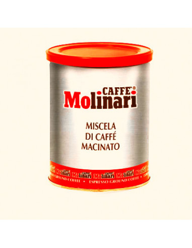 Caffe Molinari Espresso Ground 250ml Tin