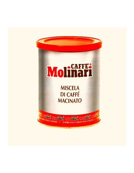 Caffe Molinari Espresso Ground 250ml Tin