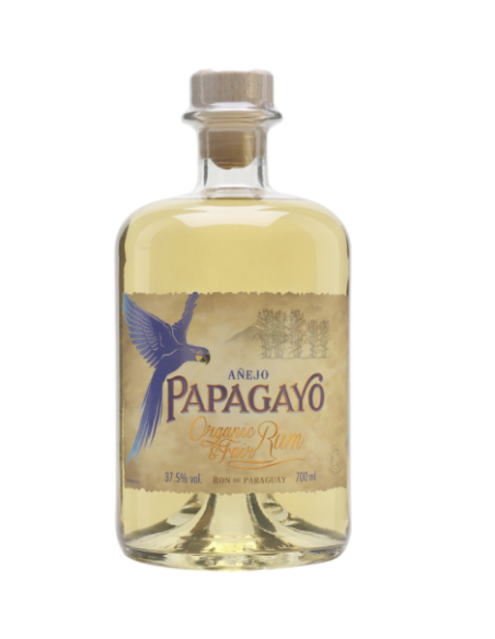 PAPAGAYO Organic Rum GOLDEN 'Anejo', alc 37.5%