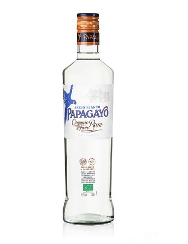 PAPAGAYO Organic Rum White,alc 40%, 70cl PAPAGAYO Organic Rum White,alc 40%, 70cl
